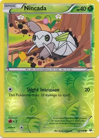 9/108 Nincada ROS Common Reverse Holo