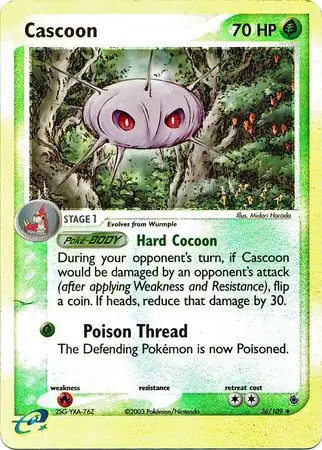 26/109 Cascoon RS Uncommon Reverse Holo