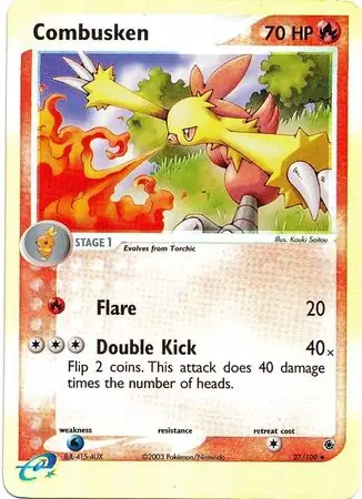 27/109 Combusken RS Uncommon Reverse Holo