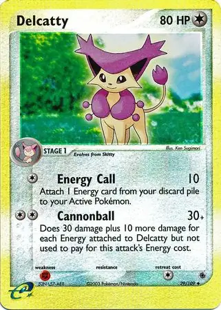 29/109 Delcatty RS Uncommon Reverse Holo