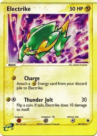30/109 Electrike RS Uncommon Reverse Holo