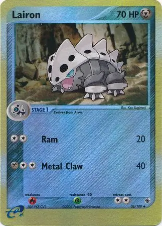 36/109 Lairon RS Uncommon Reverse Holo