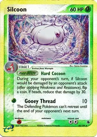 43/109 Silcoon RS Uncommon Reverse Holo