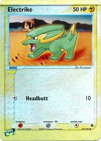 52/109 Electrike RS Common Reverse Holo
