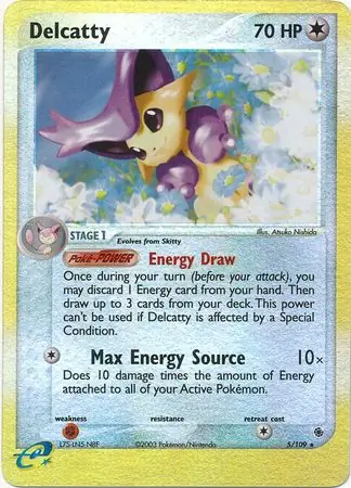 5/109 Delcatty RS Rare Holo Reverse Holo