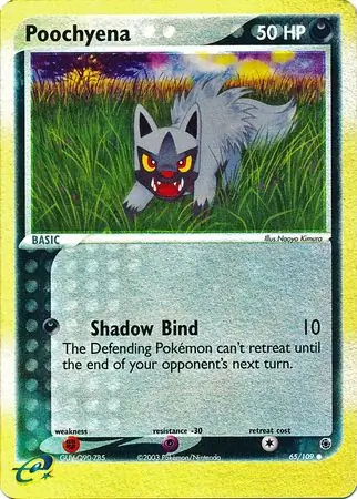 Poochyena Ruby & Sapphire 65/109 Common Reverse Holo