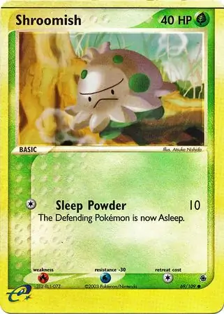 69/109 Shroomish RS Common Reverse Holo