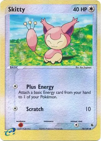 70/109 Skitty RS Common Reverse Holo