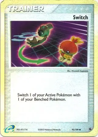 93/109 Darkness Energy RS Rare Reverse Holo
