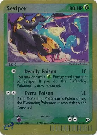 11/100 Seviper SS Rare Holo Reverse Holo