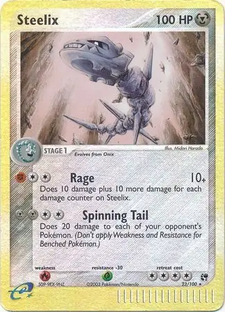 Steelix Sandstorm 23/100 Rare Reverse Holo