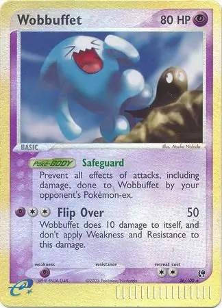 26/100 Wobbuffet SS Rare Reverse Holo