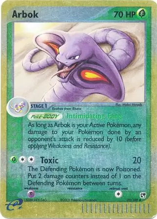 29/100 Arbok SS Uncommon Reverse Holo