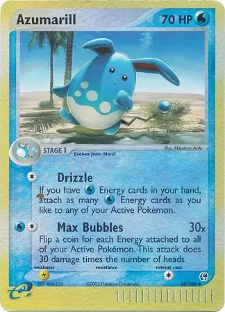 30/100 Azumarill SS Uncommon Reverse Holo
