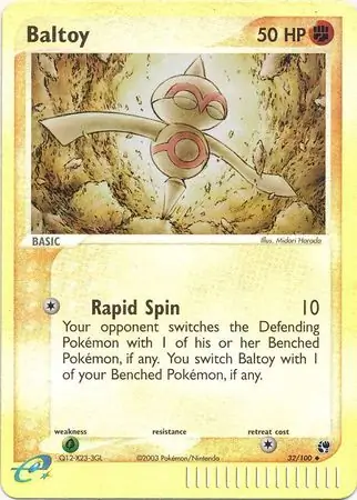 32/100 Baltoy SS Uncommon Reverse Holo