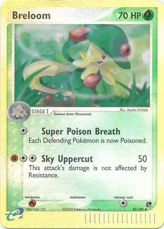 33/100 Breloom SS Uncommon Reverse Holo