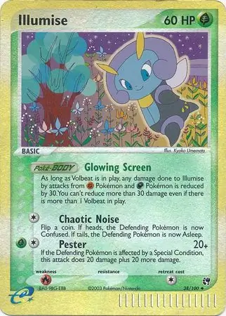 38/100 Illumise SS Uncommon Reverse Holo