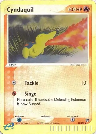 59/100 Cyndaquil SS Common Reverse Holo