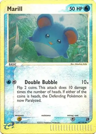 68/100 Marill SS Common Reverse Holo