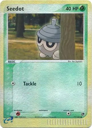 77/100 Seedot SS Common Reverse Holo