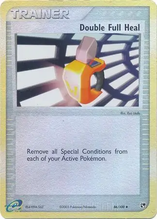 86/100 Double Full Heal SS Uncommon Reverse Holo