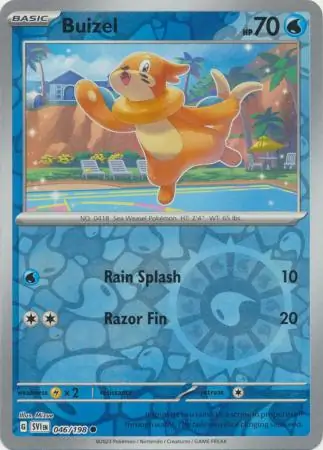046/198 Buizel SVI Common Reverse Holo