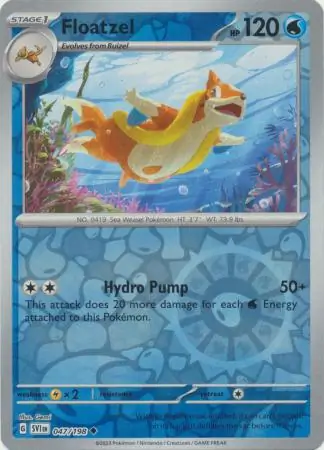 047/198 Floatzel SVI Uncommon Reverse Holo