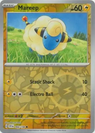066/198 Mareep SVI Common Reverse Holo