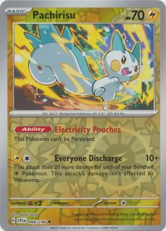 068/198 Pachirisu SVI Uncommon Reverse Holo