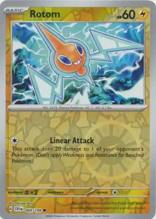 069/198 Rotom SVI Common Reverse Holo