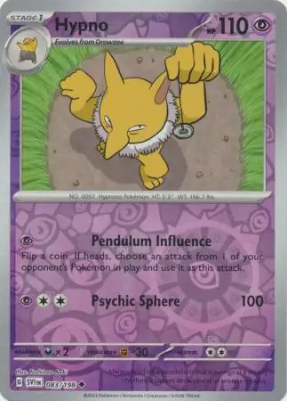 083/198 Hypno SVI Uncommon Reverse Holo