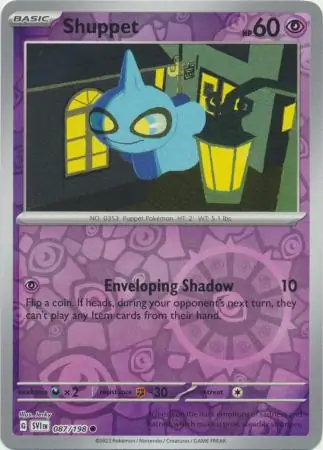 087/198 Shuppet SVI Common Reverse Holo