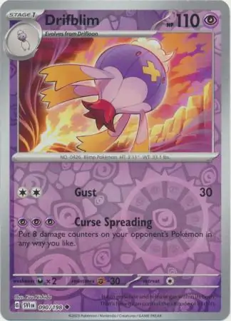 090/198 Drifblim SVI Uncommon Reverse Holo