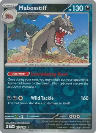 137/198 Mabosstiff SVI Uncommon Reverse Holo