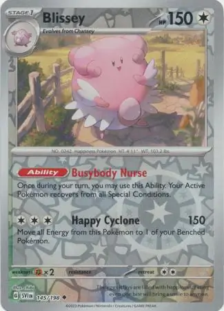 145/198 Blissey SVI Uncommon Reverse Holo