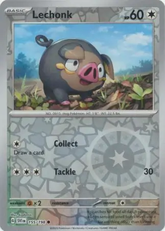155/198 Lechonk SVI Common Reverse Holo