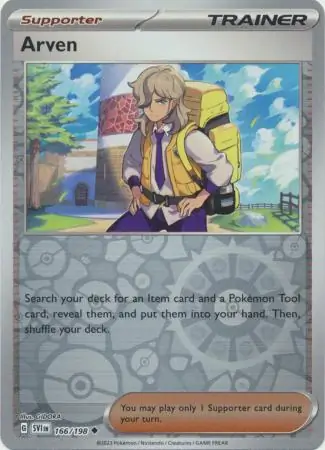 166/198 Arven SVI Uncommon Reverse Holo