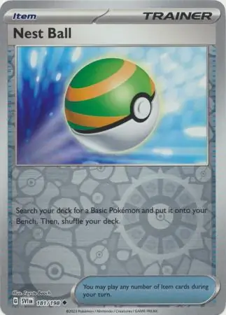 Nest Ball Scarlet & Violet 181/198 Uncommon Reverse Holo