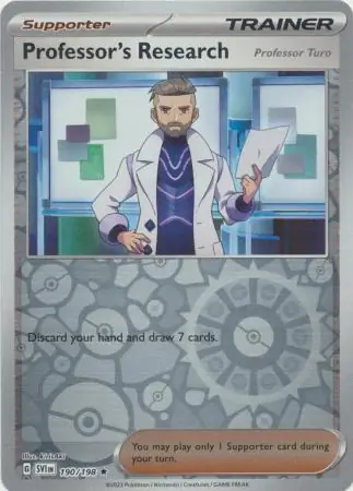 190/198 Professor's Research [Professor Turo] SVI Rare Reverse Holo