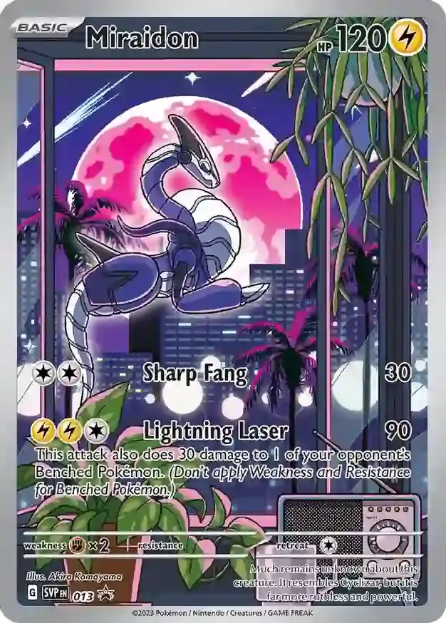 Miraidon [Pokémon Center] SVP Black Star Promos 013