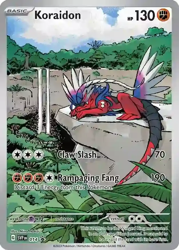 Koraidon [Pokémon Center] SVP Black Star Promos 014