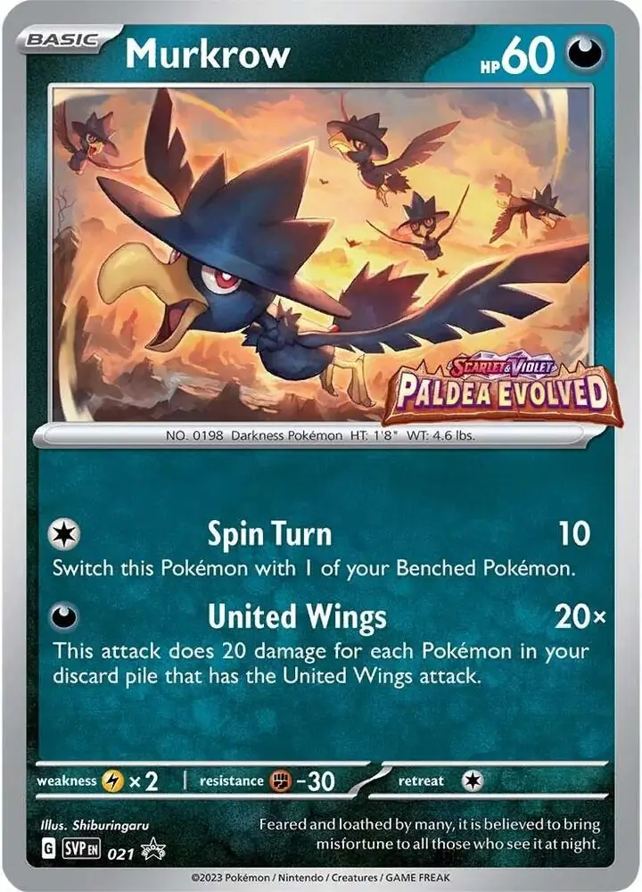 Murkrow SVP Black Star Promos 021