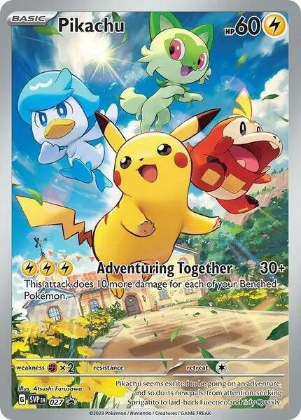 Pikachu SVP Black Star Promos 027