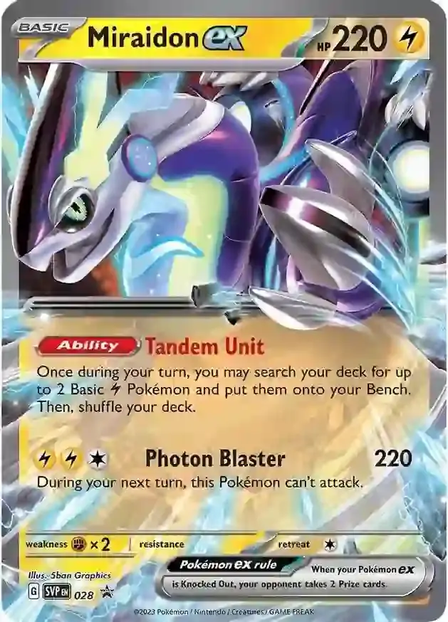 Miraidonex SVP Black Star Promos 028