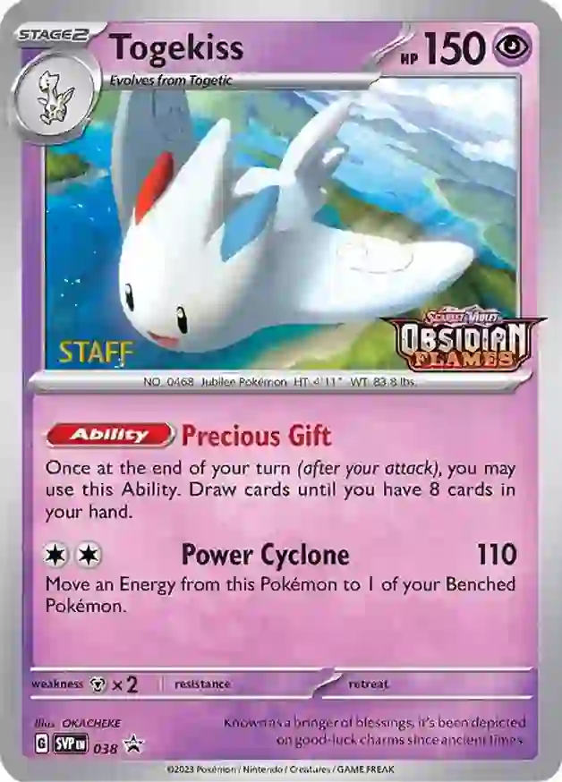Togekiss [Staff] SVP Black Star Promos 038