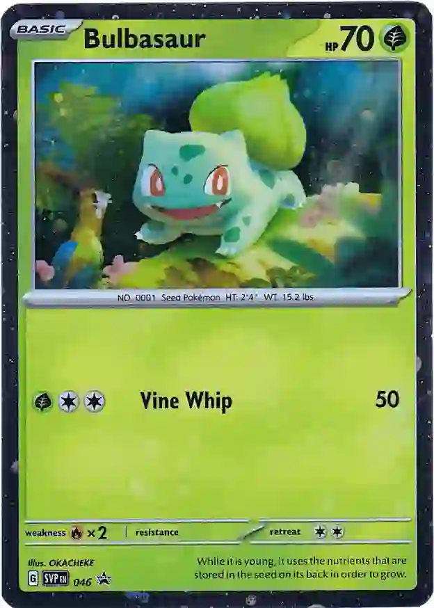 Bulbasaur SVP Black Star Promos 046