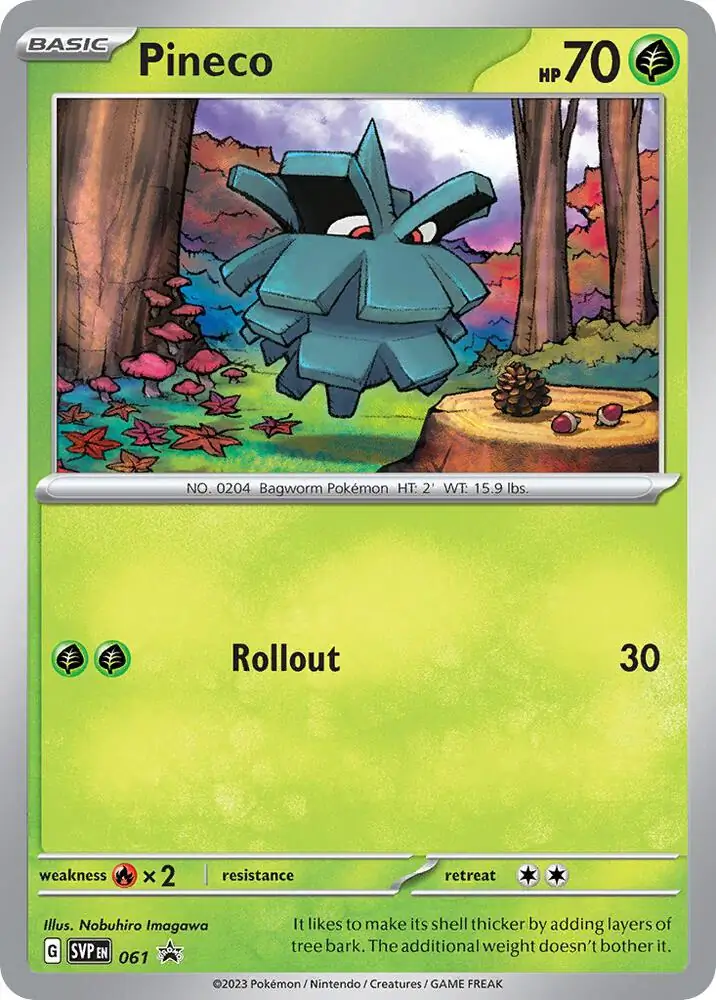 Pineco SVP Black Star Promos 061