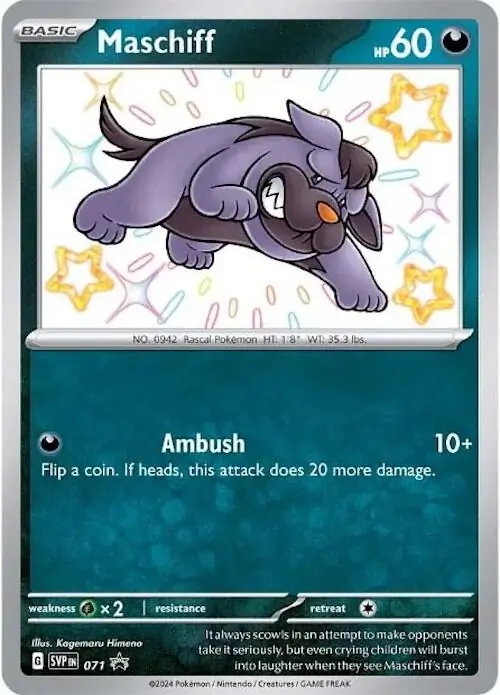 Maschiff SVP Black Star Promos 071