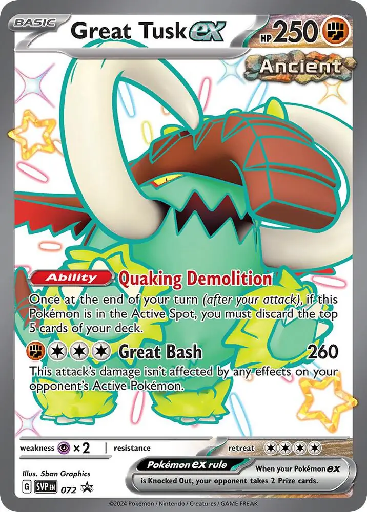 Great Tuskex SVP Black Star Promos 072