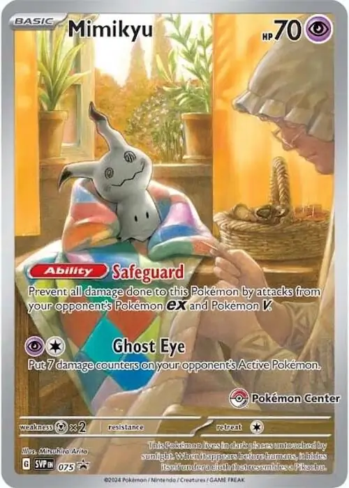 Mimikyu [Pokémon Center] SVP Black Star Promos 075